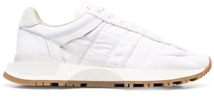 MAISON MARGIELA Witte Runner Evolution Sneakers Maison Margiela , White , Heren - 43 EU