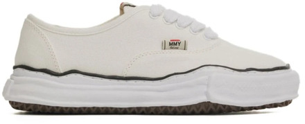 MAISON MARGIELA Witte Sneakers met Logo Tag Maison Margiela , White , Heren - 41 Eu,39 EU