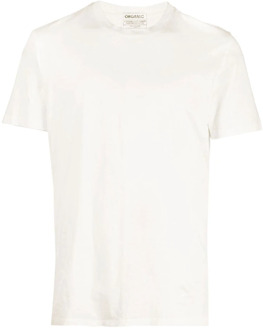 MAISON MARGIELA Witte T-shirts en Polos met puntige kraag Maison Margiela , White , Heren - L,M,S