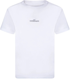 MAISON MARGIELA Witte T-shirts Polos voor Heren Maison Margiela , White , Heren - Xl,L,M,S