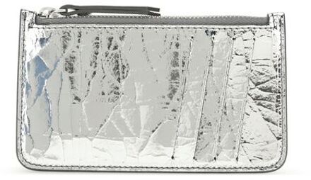MAISON MARGIELA Zilveren Kalfsleer Bos Taurus Portemonnee