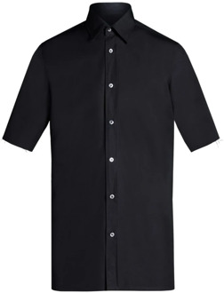 MAISON MARGIELA Zwart korte mouwen shirt Maison Margiela , Black , Heren - XL