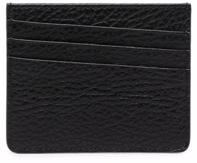 MAISON MARGIELA Zwarte Portemonnees met Kaarthouder Maison Margiela , Black , Dames - ONE Size