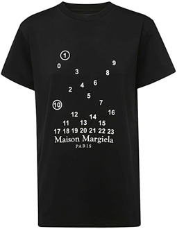 MAISON MARGIELA Zwarte T-shirts en Polos voor Vrouwen Maison Margiela , Black , Dames - L,S,Xs