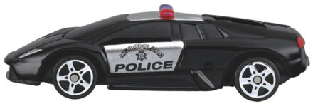 Maisto Modelauto - Lamborghini Murcielago police - zwart - 7,5 x 3 cm - speelgoedauto - politie
