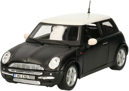 Maisto modelauto Mini Cooper - mat zwart - schaal 1:24 - Speelgoed auto's
