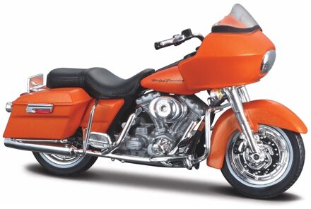 Maisto Modelmotor Harley Davidson Road Glide 2002 1:18 Oranje