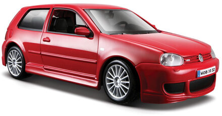 Maisto Schaalmodel Volkswagen Golf 4 R32 rood 1:24 - Speelgoed auto's