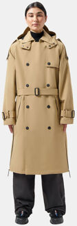 Maium Trench Dames Bruin - L