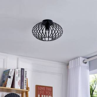 Maivi plafondlamp, zwart, 30 cm, ijzer, kooi