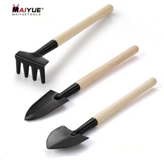 Maiyue Kleine Tuinieren Tool Set Driedelige Schop Rak Multi-Functionele Kleine Transplantatie Hand Tool