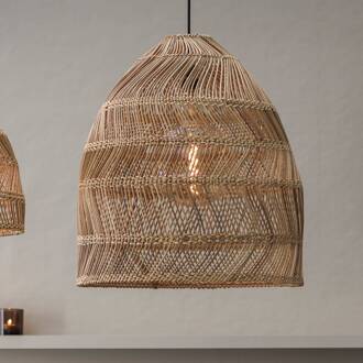 Maja hanglamp rotan, Ø45cm kabel 2,5m licht hout