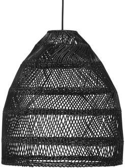 Maja hanglamp rotan zwart, Ø 36,5 cm