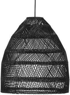 Maja hanglamp rotan zwart, Ø 45,5 cm