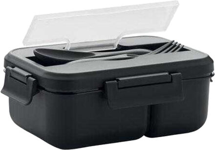 Makan polypropyleen lunchbox Zwart - One size