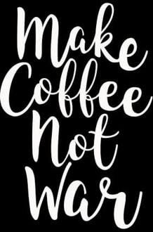 Make Coffee Not War Women's T-Shirt - Black - 3XL