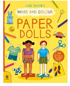 Make & Colour Paper Dolls - Make & Colour - Clare Beaton