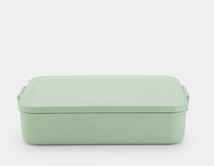 Make & Take Bento Lunchbox Large Jade Green groen