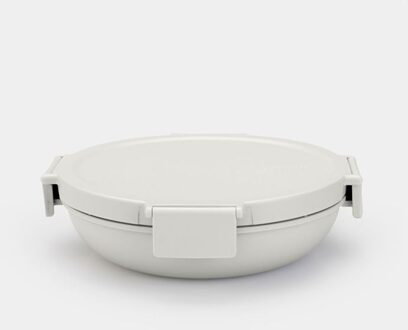 Make & Take lunchkom 1 liter, kunststof - Light Grey Grijs