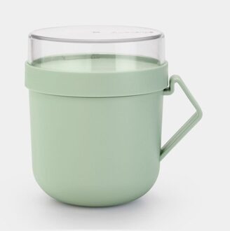 Make & Take soepbeker 0,6 liter, kunststof - Jade Green Groen