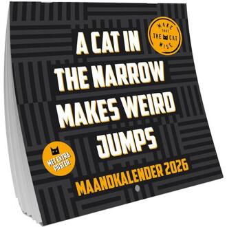 Make that the cat wise Amerikaanse kalender - 2026 -  Jacob & Haver (ISBN: 9789464328905)