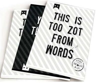 Make That The Cat Wise Schrift A5 lijn MTTCW 3-pak