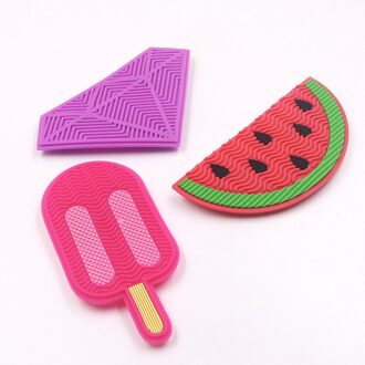 Make Up Borstel Wassen Pad, Watermeloen Diamant Ijs, Silicone Cleaning Pad ijs- room