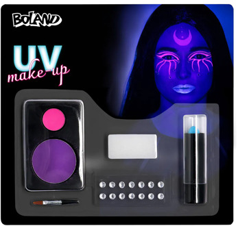 Make-up kit Bright witch UV Multikleur - Print