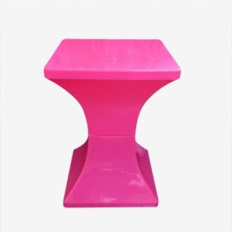 Make-Up Kruk Kleine Vierkante Plastic Kruk Stoel Speciale Aanbieding Home Hoge Kruk Creatieve Eettafel Kruk Moderne Min 2