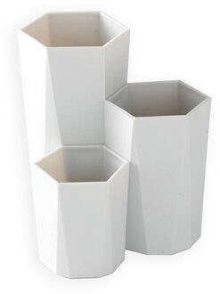 Make-Up Nagellak Organisatoren Pen Houder Rack Cosmetische Borstel Opbergdoos Cosmetische Houder Make Up Gereedschap Producten Grijs