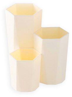 Make-Up Nagellak Organisatoren Pen Houder Rack Cosmetische Borstel Opbergdoos Cosmetische Houder Make Up Gereedschap Producten wit