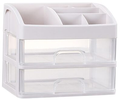 Make-Up Organizer Lade Cosmetische Opbergdoos Plastic Cosmetische Opbergdoos Huidverzorgingsproducten Plastic Opbergdoos Met 2/3 Lagen 2 laag