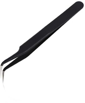 Make-Up Professionele Wimper Pincet 3D Volume Nipper Nail Art Pick Tool Tweezer Fan Lash Wenkbrauw Pincet Uitstekende Sluiting Curved