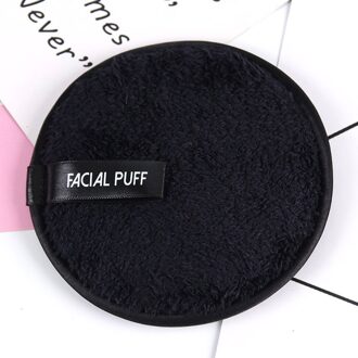 Make Up Remover Bevordert Gezonde Huid Microfiber Doek Pads Remover Handdoek Gezicht Reiniging Make-Up Lui Reiniging Poederdons zwart