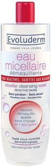Make-up Remover Evoluderm Micellar Cleansing Water Reactive Skin 250 ml