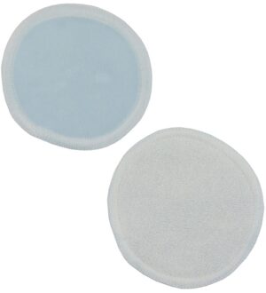 Make-Up Remover Pads Herbruikbare Katoenen Pads Make Up Facial Remover Bamboevezel Gezichtsverzorging Verpleging Pads Huid Reinigen lucht blauw