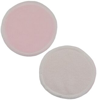 Make-Up Remover Pads Herbruikbare Katoenen Pads Make Up Facial Remover Bamboevezel Gezichtsverzorging Verpleging Pads Huid Reinigen Roze
