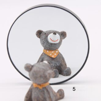 Make-Up Spiegel 5/10X Vergrootglas Ronde Spiegel met Twee Zuignappen Cosmetica Gereedschap Ronde Spiegel Vergroting 5X