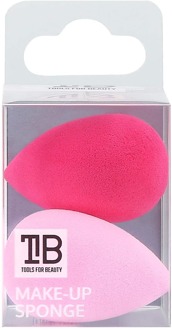 Make-Up Spons Tools For Beauty Makeup Mini Sponge Water Drop Pink Set 2 st