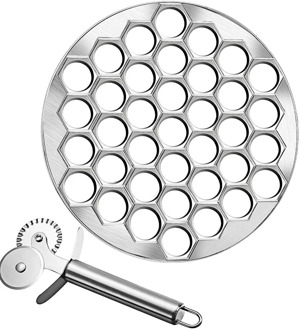 Maker Russian Dumpling Mold Pelmeni Metal Mold with Pastry Ravioli Wheel Pasta Double Cutter for Kitchen Cooking Tools