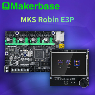 Makerbase MKS Robin E3P 32Bit Control Board with 3.5 tft screen 3D Printer parts plug and play For Creality Ender 3 CR-10