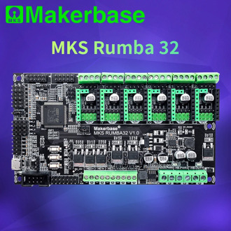 Makerbase MKS Rumba32 180MHZ 32-Bit 3d printer control board 6 Motor Driver Ports support Marlin 2.0 MKS TFT TMC2209 TMC2208