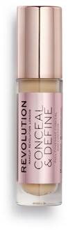 Makeup Revolution Conceal and Define Concealer C8 - Medium huid, warme ondertoon.