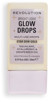 Makeup Revolution Gezichtsolie Revolution Bright Light Glow Drops Golden Star Dew 23 ml