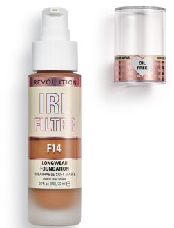 Makeup Revolution IRL Filter Langhoudende Foundation 23ml (Verschillende Tinten) - F14