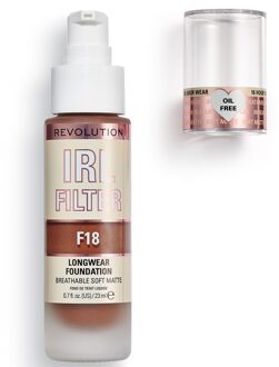Makeup Revolution IRL Filter Langhoudende Foundation 23ml (Verschillende Tinten) - F18