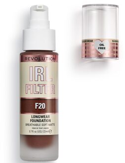 Makeup Revolution IRL Filter Langhoudende Foundation 23ml (Verschillende Tinten) - F20