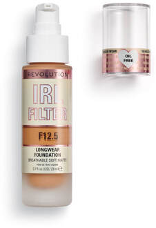 Makeup Revolution IRL Filter Longwear Foundation 23ml (Various Shades) - F12.5
