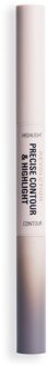 Makeup Revolution Precise Contour and Highlight (Various Shades) - Medium