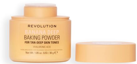 Makeup Revolution Revolution Loose Baking Powder (Various Shades) - Banana Deep